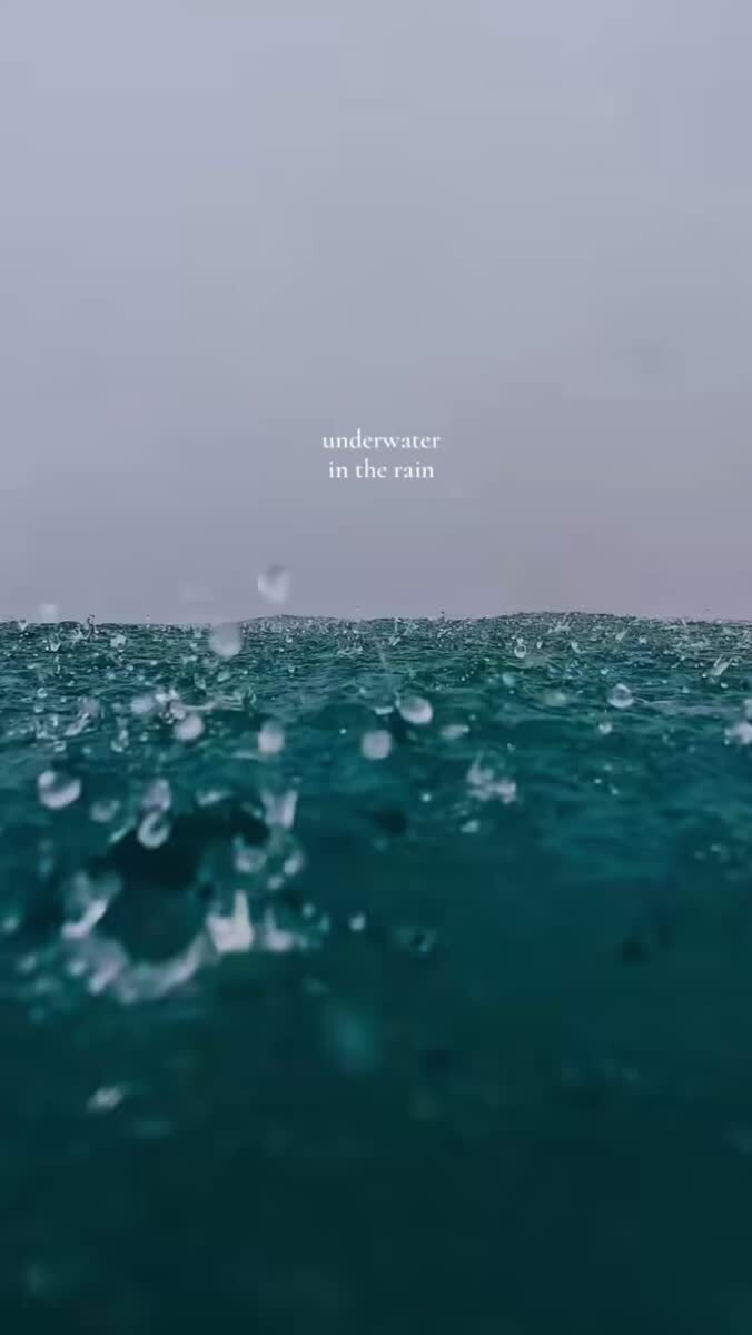 Дождь под водой 