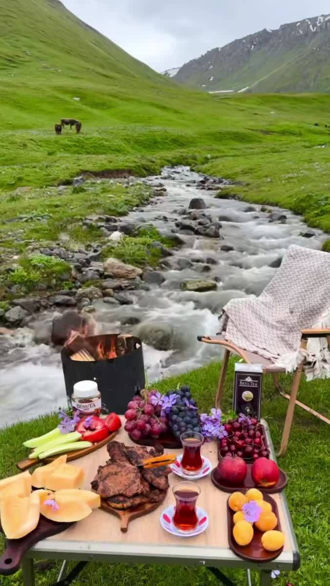 Завтрак в красивом месте ⛰️