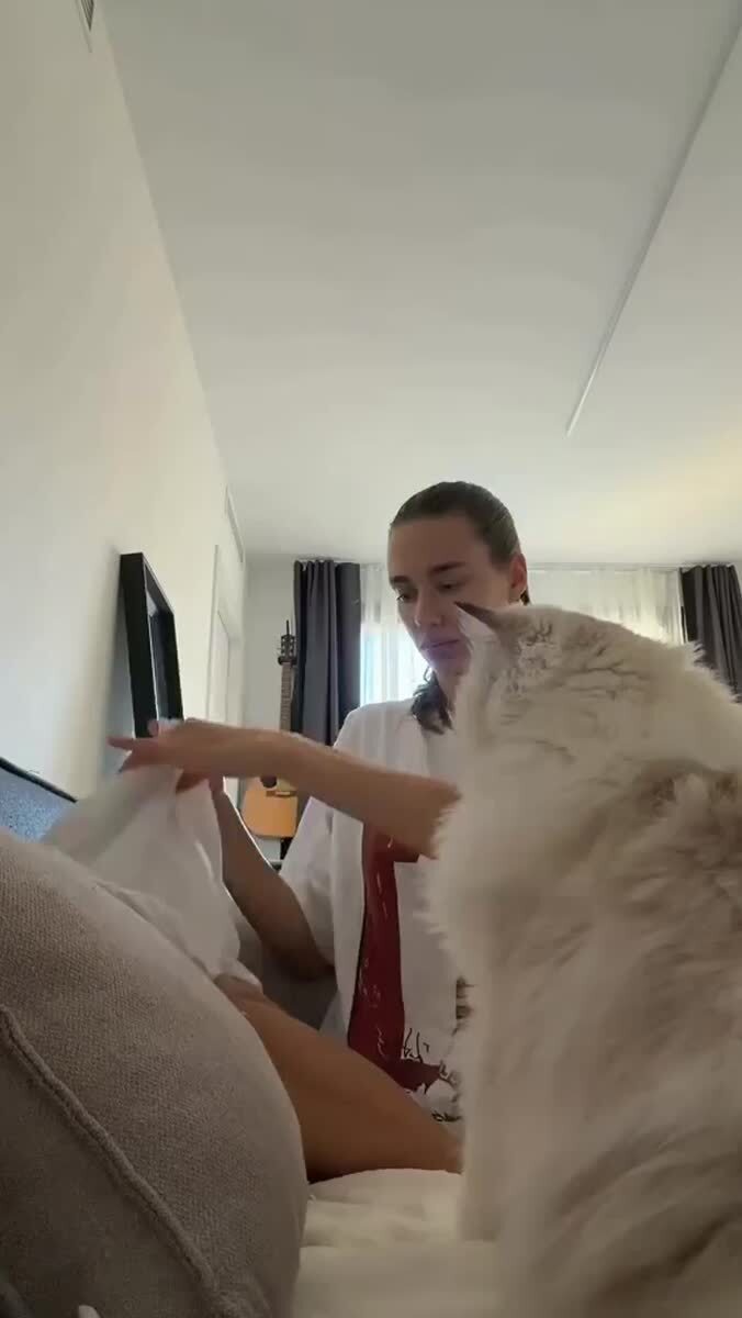 Бу! Испугался?😏♥️ шерстяные проказники